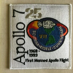 PARCHE APOLLO 7 25 1968-1993 PRIMER VUELO TRIPULADO APOLLO - Imagen 1 de 3