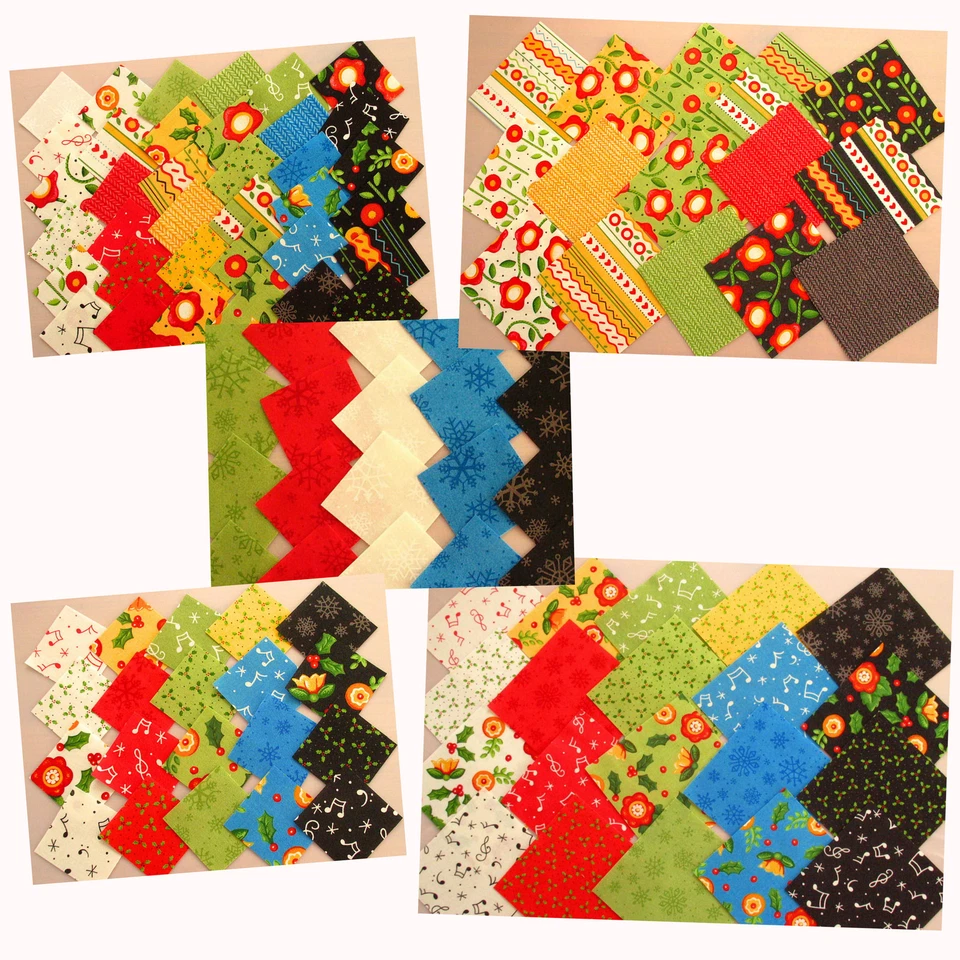 Stoffpakete Scraps Precuts 5x5 + 10x10 cm Patchwork Stoffe - THE COROLER - Moda - Bild 1 von 1