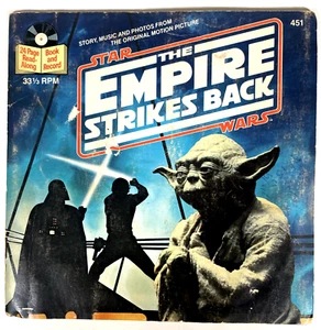 STAR WARS The Empire Strikes Back Book & Record 1980 - Picture 1 of 6