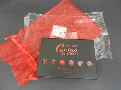  Крем для губ SKINN Dimitri James CAVIAR 6 шт. коллекция красных оттенков ~ новый в упаковке ~ T281 - Изображение 1 из 3