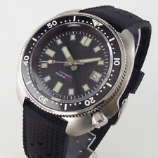 20ATM 44mm Tandorio Sterile Black Dial Japan NH35A Automatic Diving Mens Watch