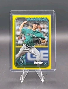 2024 Topps Serie 1 Amarillo Paralelo George Kirby #75 Seattle Mariners - Imagen 1 de 2