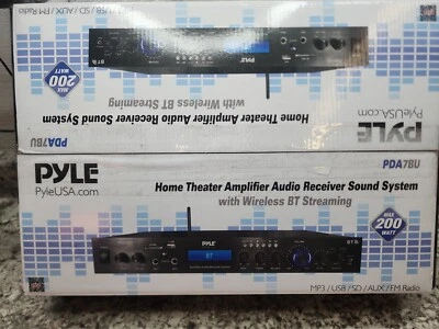 Pyle PDA7BU Home Theater Audio Receiver Sound System with Bluetooth - Image 1 of 3