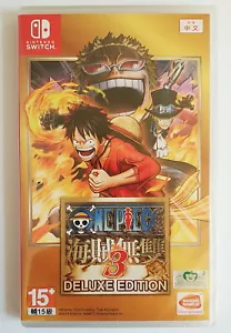 ONE PIECE Pirate Warriors 3 Deluxe Nintendo Switch Asian Ver. Support English - Picture 1 of 3