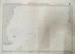Gráfico de mapa de pared Genius Marine del Almirantazgo 5096 Atlántico Sur y Océanos del Sur - Imagen 1 de 11