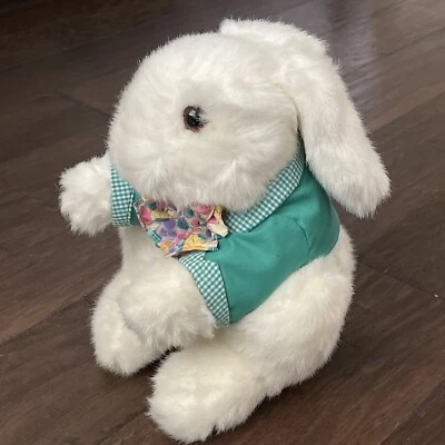 Vtg Peter Cottontail Commonwealth 9" Easter Bunny White Rabbit Plush Stuffed Toy - Image 1 of 4