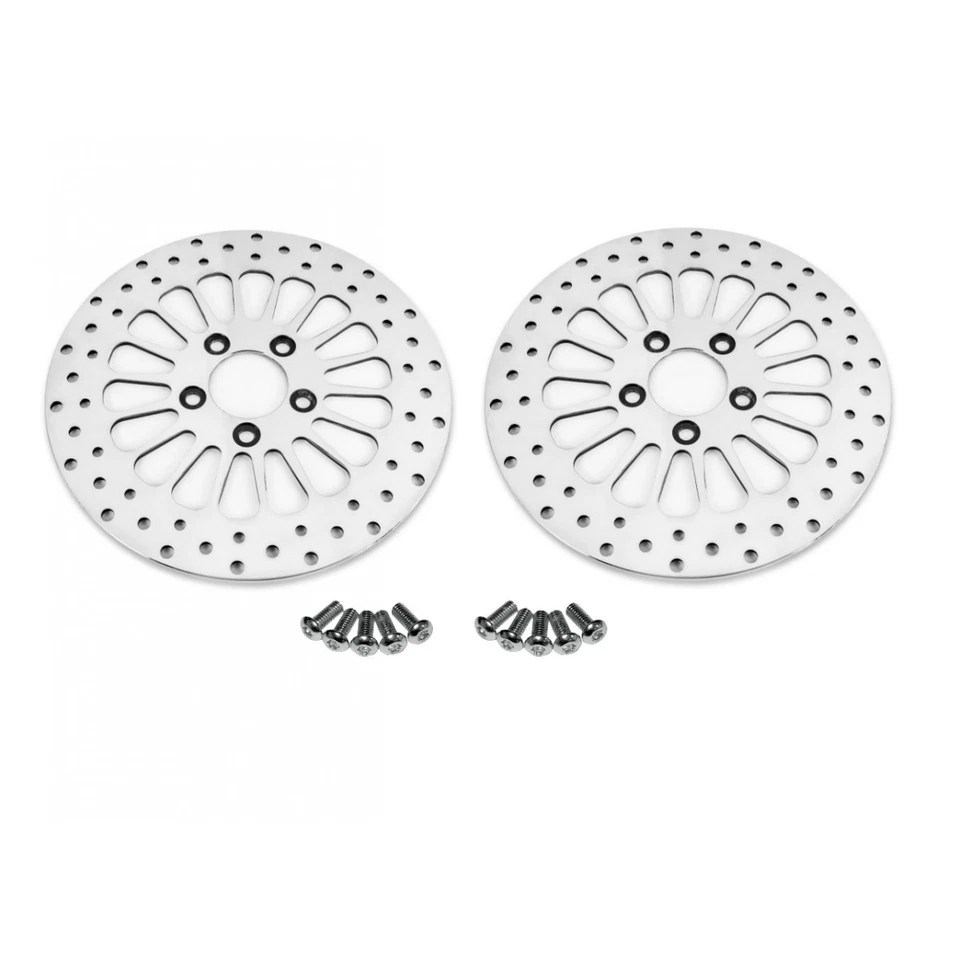 11.5" SUPER SPOKE DNA ROTOR SET-FRONT & REAR W/BOLTS 2000-2014 HD FLSTS SPRINGER - Image 1 of 1