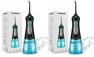 2 PACK Cordless Water Flosser Dental Oral Travel Teeth Cleaner Floss Pick - Picture 1 of 4