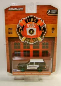 2000 '00 JEEP CHEROKEE CHASE CAR PENNSYLVANIA FIRE & RESCUE 5901 GREENLIGHT 2022 - Picture 1 of 3