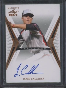 2012 Leaf Ultimate Draft Jamie Callahan Autograph #BA-JC1 - Picture 1 of 2