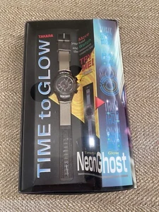 Takara Time To Glow Neon Ghost Watch Vintage! New Old Stock Needs Batteries! - Picture 1 of 6