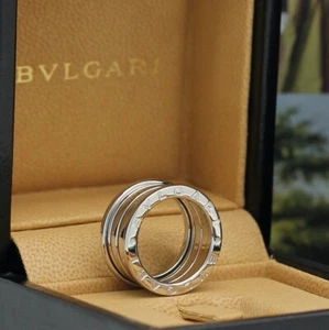 Bulgari B - Zero 1 Ring - 4 Band in 18KT Weißgold - Gr. 50 mit Bulgari Box - Bild 1 von 7