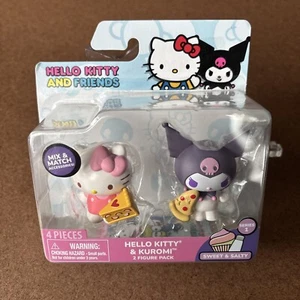 HELLO KITTY AND FRIENDS SERIE 1 KUROMI & HELLO KITTY 2 FIGUREN PACK NEU IN VERPACKUNG - Bild 1 von 13
