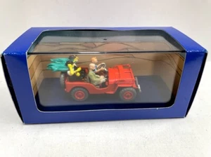 Tintin Black gold Jeep willys MB 1950 1:43 Diecast Atlas ** - Picture 1 of 4