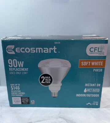 cosmart 90W Replacement CFL Bulb - 2-Bulb Value Pack - Image 1 of 4