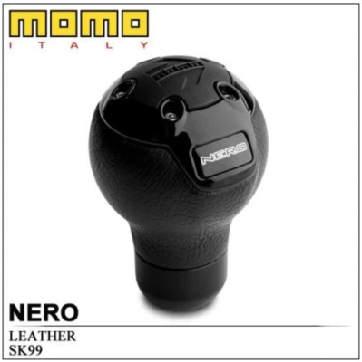 MOMO GENERAL PURPOSE SHIFT KNOB BLACK DRESS UP NERO SK99 4985397903225 - Image 1 of 3