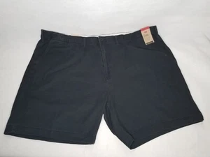 Levi's XX Chino EZ Shorts Men's 4XL Dark Blue Drawstring Elastic Belt Loop CA3 - Picture 1 of 7