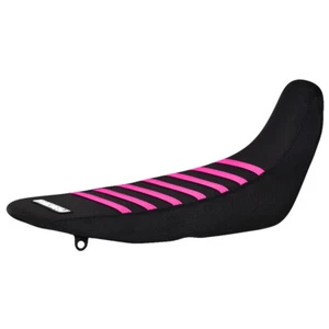 Honda CRF 300 L 2021-2024 cubierta de asiento por Enjoy MFG todas las costillas negras rosa #305 - Imagen 1 de 3
