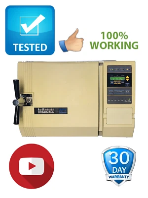 Esterilizador de vapor en autoclave Tuttnauer 2540E 220 V probado en tatuaje garantía de funcionamiento Foto 1 de 4
