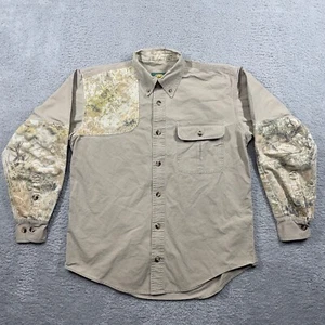Cabelas Shooting Shirt Men's Medium ZONZ Western Camo Outdoor Hunting READ - Picture 1 of 10
