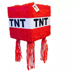 APINATA4U TNT Pinata rote Farbe komplett montiert & gebrauchsfertig Verkauf!!! - Bild 1 von 5