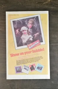 1988 Bubble Yum Show is Your Bubble página completa anuncio a color original - Imagen 1 de 1