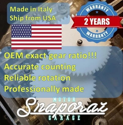 Odômetro Mercedes Benz VDO velocímetro 107 124 126 460 461 G engrenagens de reparo  - Imagem 1 de 4