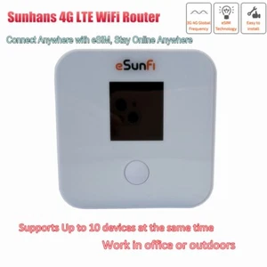 eSunFi eSIM Mobile WiFi Router Sunhans pocket 4G LTE Modem Global Wifi Hotspot - Picture 1 of 18