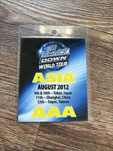 WWF WWE All Access Pass Smackdown World Tour Asia August 2012 - R101 - Picture 1 of 3