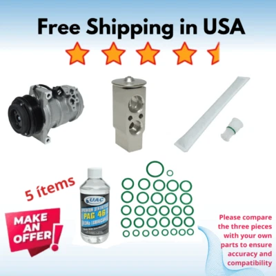 Compresor y válvula aire acondicionado apto para Cadillac CTS 2004-2007 Foto 1 de 4