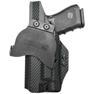 Paddle Holster fits: Glock 17 19 19X 26 31 32 33 34 45 TLR-1 - Rounded Gear - Image 1 of 4