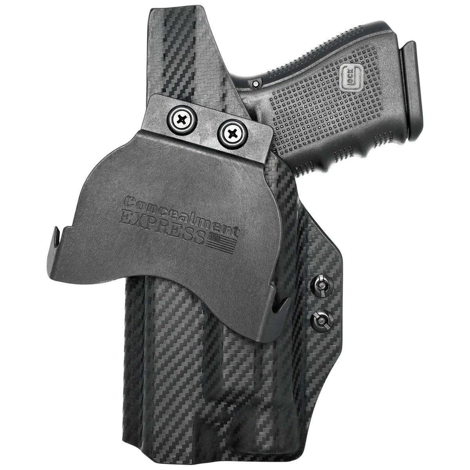 Paddle Holster fits: Glock 17 19 19X 26 31 32 33 34 45 TLR-1 - Rounded Gear - Image 1 of 4