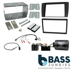 Double Din Stereo Fitting Kit + Steering Controls to fit Jaguar S-Type 2002-2008 - Picture 1 of 5