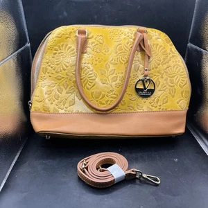 Valentina Fiore Leder Schultertasche Beuteltasche Versand am selben Tag - Bild 1 von 16