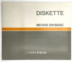 Software / Hyundai MS-DOS GW-BASIC Diskette Set - Picture 1 of 4