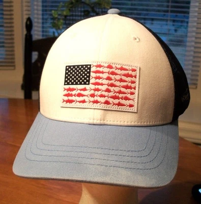 GORRA DE BÉISBOL COLOMBIA PFG "BANDERA DE PEZ" con FRENTE BLANCO Foto 1 de 4