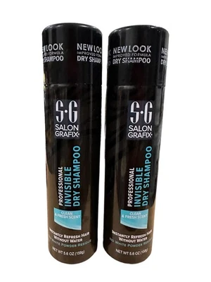SG Salon Grafix Champú Seco Invisible Profesional 5.6 OZ Lote de 2 Foto 1 de 2