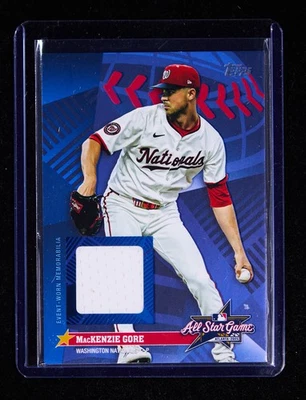 MacKenzie Gore 2025 Topps Update Series All-Star Stitches Relic Event-Worn - Image 1 of 2
