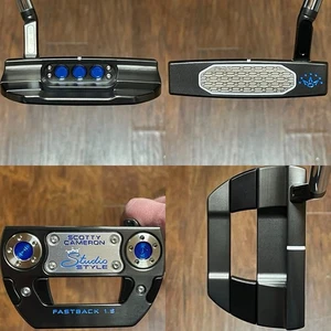 Scotty Cameron Studio Style Fastback 1.5 Putter - New - Xtreme Dark Finish - BLU - Picture 1 of 10