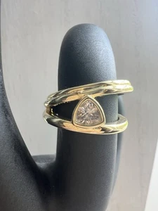 Kendra Scott Arden Ring Size 6 Gold Tone - Picture 1 of 7