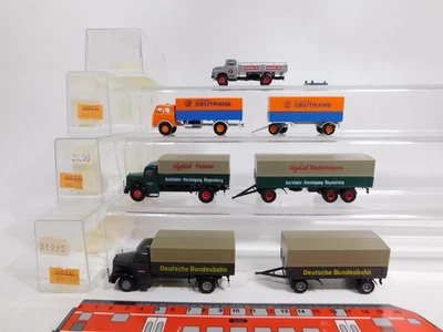 4x Brekina H0 1:87 Modello Autocarro Man 7220 7228 7855 Salah Mint + Box # - Immagine 1 di 4