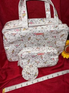 Cath Kidston Grab Bag - Bird and Foliage Design matching makeup bag and mirror - Picture 1 of 14