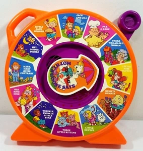 Mattel See N Say Mother Goose Says Nursery Rhymes-Probado Funciona De Colección 1989 - Imagen 1 de 13