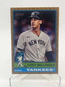 2025 TOPPS HERITAGE CODY BELLINGER COLOR OF THE YEAR #D 05/76 SP YANKEES - Picture 1 of 1