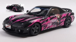 MODELLINO AUTO STATICO SOLIDO MAZDA RX-7 FD3RS WORKS ITASHA COUPE 1999 1/18 - Foto 1 di 4