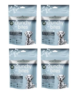 4 x Arden Grange Grain Free Sensitive Crunchy Bites White Fish and Potato 225g - Picture 1 of 2
