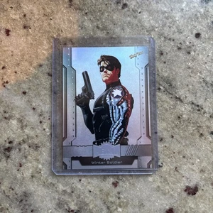 2024 Skybox Marvel Metal Universe Avengers PMG White Diamond /25 Winter Soldier - Picture 1 of 2