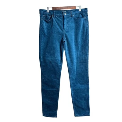 Jean ajustado elástico de terciopelo azul pavo real J.Crew para hombre - talla 33 Foto 1 de 4
