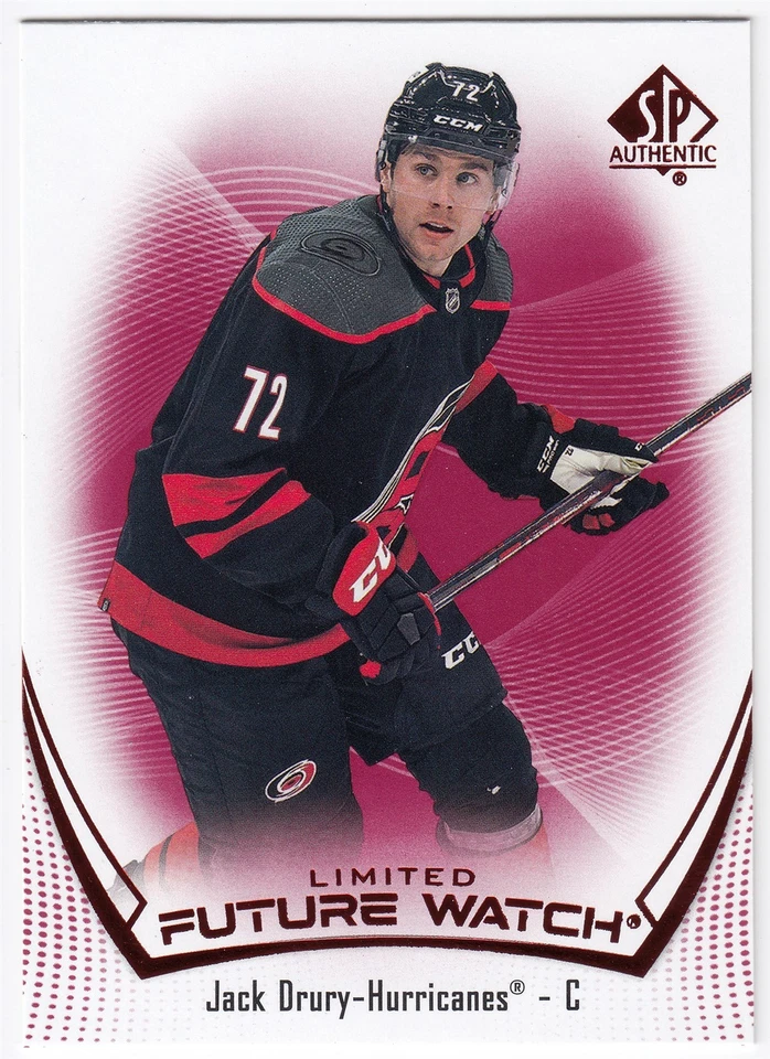 2021-22 Upper Deck SP Authentic Future Watch Limited Red JACK DRURY #194 UD RC - Image 1 of 1