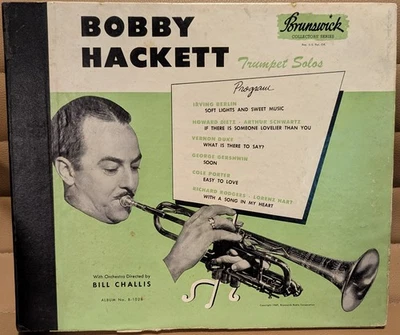 Bobby Hackett - Trumpet Solos - Brunswick B-1026 3 disc 78 RPM album set E+++ - Image 1 of 4